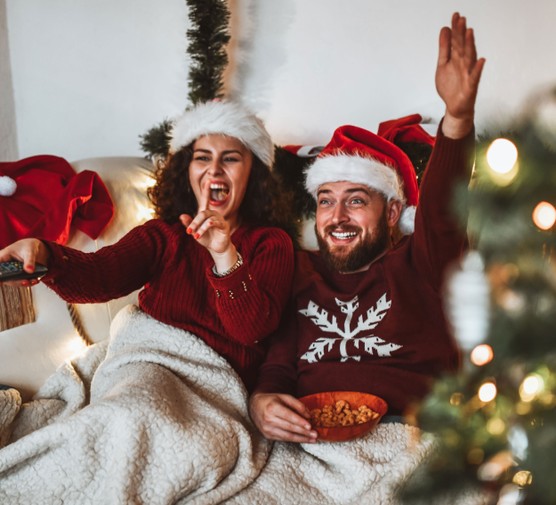 Christmas presents under tree